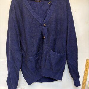 J.Mclaughlin Navy Blue Cardian SweaterSZ Med